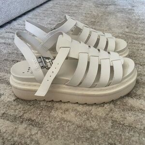 White Platform Sandals